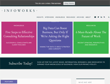 Tablet Screenshot of infoworks.com
